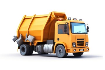 Vehicle truck car white background.