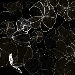 Dark Floral Elegance