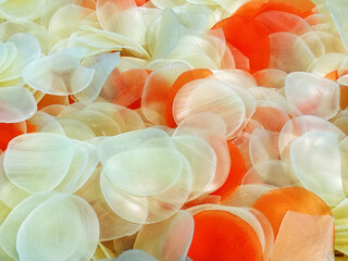 Prawn cracker sold in supermarkets.