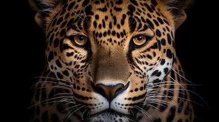 Obraz premium close up portrait of a leopard