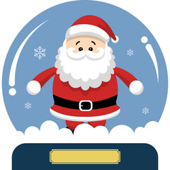 Christmas Snowglobe Illustration