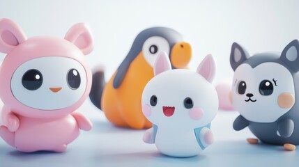 Obraz premium Charming Animal and Virtual Influencer Campaigns: Engaging Consumers in the Metaverse