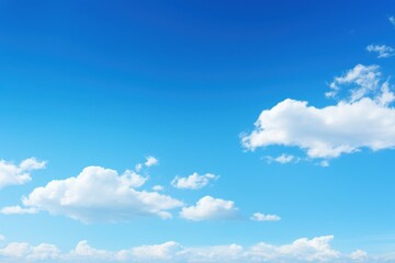 Fototapeta premium Photo of clear blue sky backgrounds outdoors horizon.