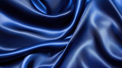 Fototapeta premium Smooth Blue Fabric Texture for Background Use