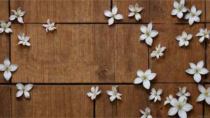 Fototapeta premium Flower blossom and frame