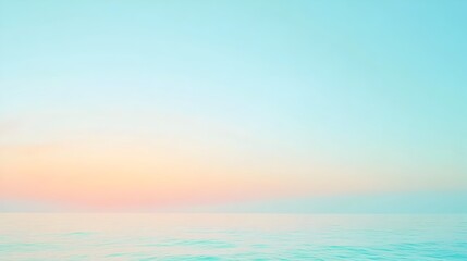 Fototapeta premium Smooth Pastel Gradient Background in Light Green and Blue Tones