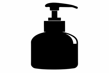 


Soap Bottle Silhouette Vector, Soap Pump Bottle Clipart, soap dispenser liquid water. 
