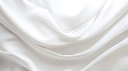 Fototapeta premium Soft and Bright White Fabric Background with Subtle Gradients for Clean and Elegant Design