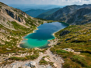Obraz premium lake in the mountains