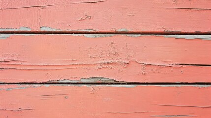 Softly Faded Coral Wooden Texture with Subtle Grain Details for Vintage Background