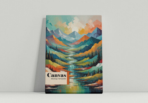Canvas Wall Art Mockup