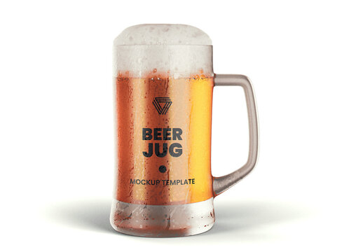 Beer Jug Mockup