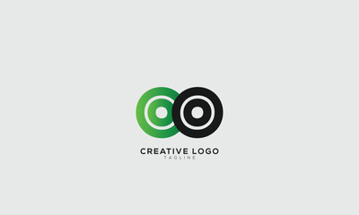 Obraz premium OO CO COO Abstract initial monogram letter alphabet logo design