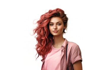 Girl 1D png portrait adult white background.