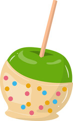 Candy apple illustration 