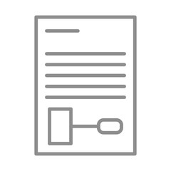 Fototapeta premium Legal Paperwork icon Design