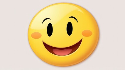 Smiley face cute 2d