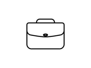 Suitcase Icon Vector Symbol Design Illustration