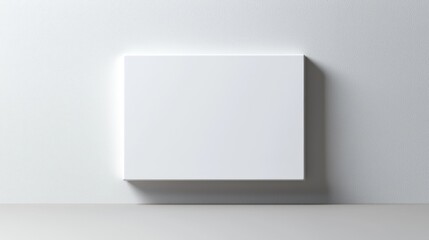 Close-up of a whiteboard isolated on white background, sleek and minimal design, perfect for advertisement or promotional use