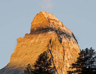 Leuchtendes Matterhorn