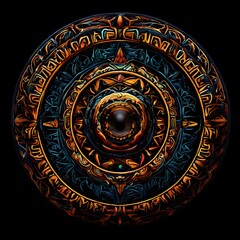 Naklejka premium concept polygon object with details design