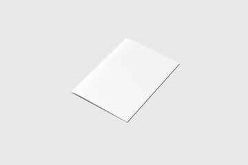 A4 Bifold Brochure Blank Background