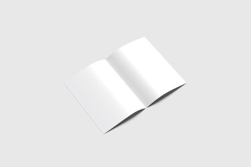 A4 Bifold Brochure Blank Background