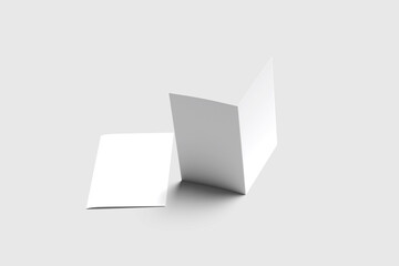 A4 Bifold Brochure Blank Background