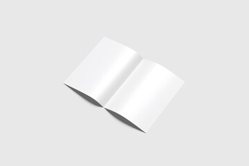 A4 Bifold Brochure Blank Background