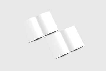 A4 Bifold Brochure Blank Background