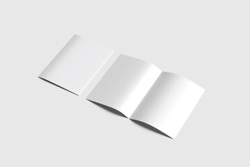 A4 Bifold Brochure Blank Background