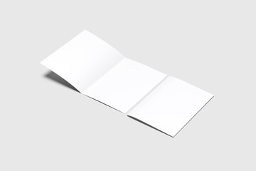 A4 Bifold Brochure Blank Background