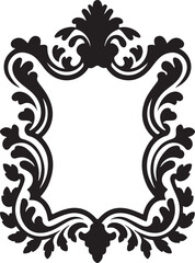 Baroque Frame Vector Graphic