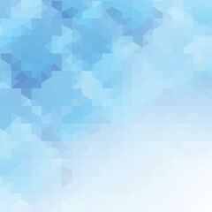 Light Blue Triangle Background Vector