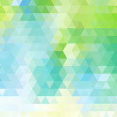 Blue Green Triangle Background Illustrator