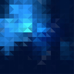 Fototapeta premium Dark Blue Abstract Triangle Background Illustrator