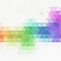 Colorful Triangle Background Template