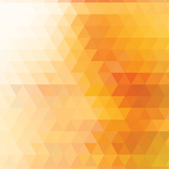 Obraz premium Orange Triangle Shape Background Vector