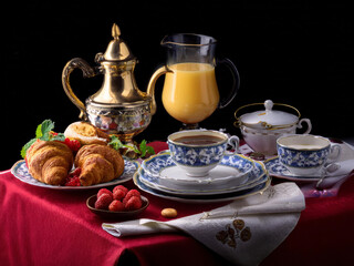 Fototapeta premium still life of breakfast