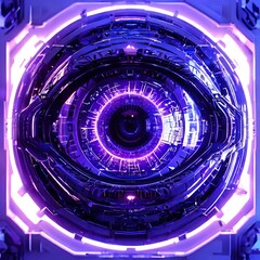 Obraz premium artificial intelligence concept design with futuristic look