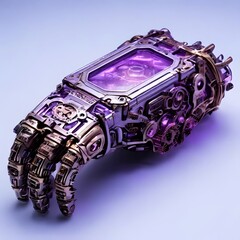 artificial intelligence concept design with futuristic look