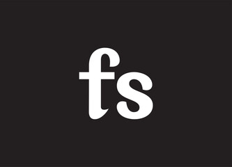 FS letter logo and initial logo design