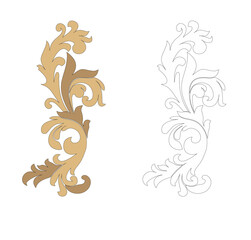 ANCIENT ROMAN AND HISTORICAL CLASSIC DECORATIONS GOTHIC COLUMNS AND FRIEZES IN ANCIENT VENICE STYLE