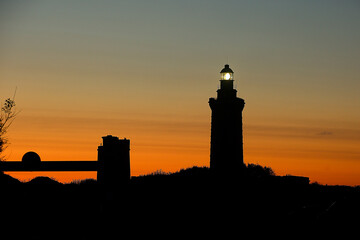 Phare du Cap Fr&eacute;hel au coucher de soleil