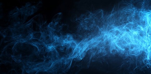 Obraz premium Black with abstract smoke texture. Fog in the night.