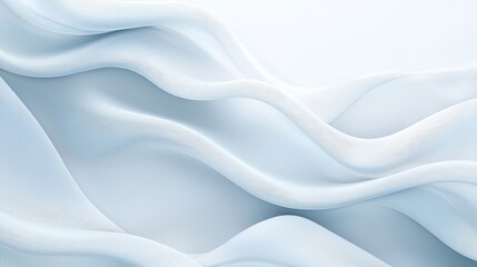 Fototapeta premium Fluid elegance a serene exploration of soft textures and waves in a whimsical light palette for modern design inspiration