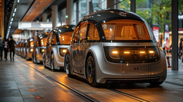 electric robots to replace humans in training vehicles shows the advancement and innovation of the automotive industry.