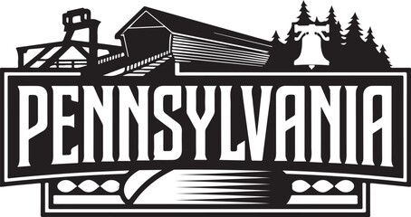 Pennsylvania State Vector Graphic