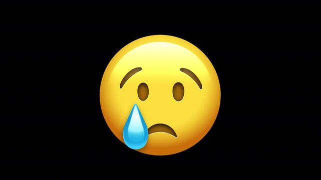 Crying Emoji Sad Emoticon face