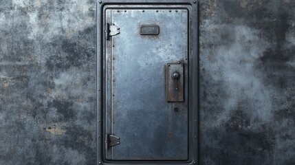 Lockable metal refrigerator door for food storage and freezing ideal for preserving dietary items